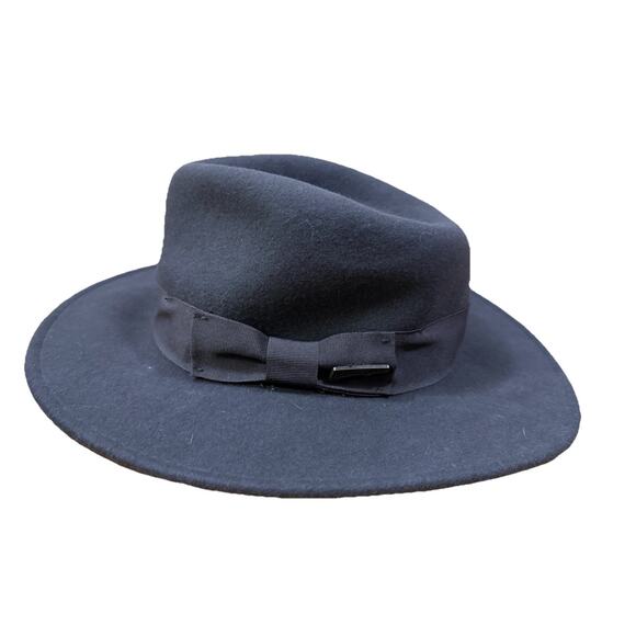 INDIANA JONES Premium Wool Felt Fedora Hat w/Grosgain Band Outdoors Size Medium - Picture 1 of 9